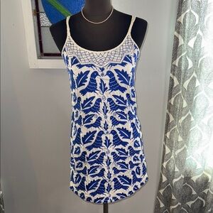 Juicy Couture Y2K Embroidered Silk Sun Dress SZ XS